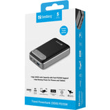 Sandberg 421-41 powerbank Lithium polymer (LiPo) 20000 mAh Sort, Sølv