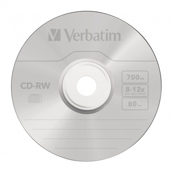 Verbatim CD-RW 12x 700 MB 10 stk