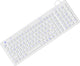KeySonic KSK-6031INEL-Wh (DE) tastatur Industriel USB QWERTZ Tysk Hvid