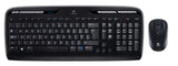 Logitech Wireless Combo MK330 tastatur Mus inkluderet Kontor USB QWERTY US International Sort