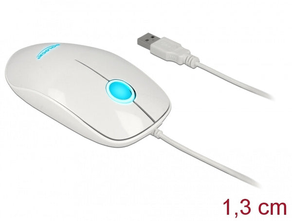 DeLOCK 12537 mus Kontor Ambidextrous USB Type-A Optisk 1200 dpi
