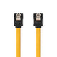 Nedis CCGB73250YE10 SATA-kabel 1 m SATA 7-pin Gul