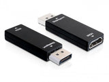 DeLOCK 65258 kabel kønsskifter Displayport 1.1 HDMI Sort