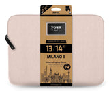 PORT Designs Milano II Eco Sleeve 35,6 cm (14") Etui Lyserød