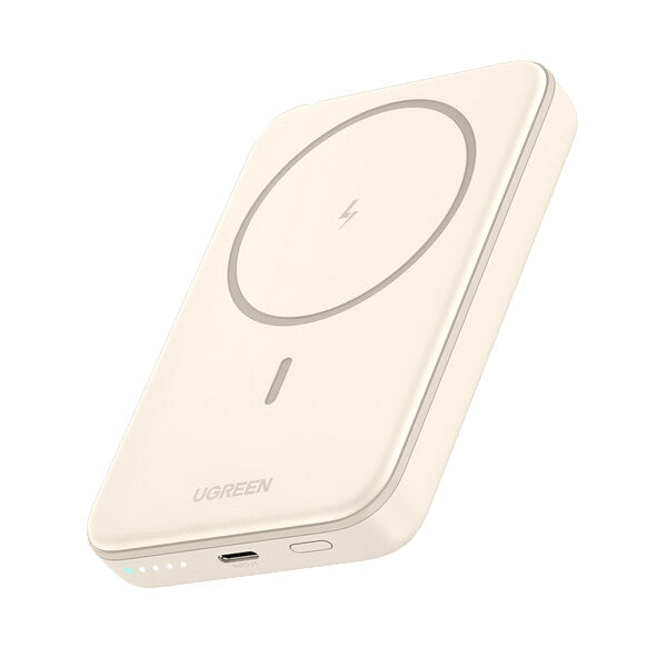 Ugreen 25208 powerbank 10000 mAh Trådløs opladning Beige