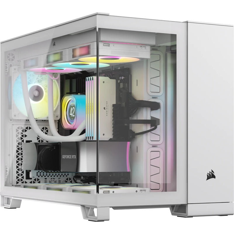 Corsair 2500X RGB Micro Tower Hvid