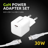 Intenso 7803042 oplader til mobil enhed Universel Hvid Vekselstrøm Hurtig opladning Indendørs