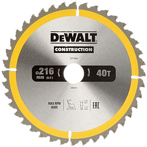 DeWALT DT1953-QZ rundsavklinge 1 stk