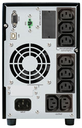 PowerWalker VI 1500 CW UPS-enhed Interaktivt indgangsstik 1,5 kVA 1050 W 6 AC stikkontakt(er)