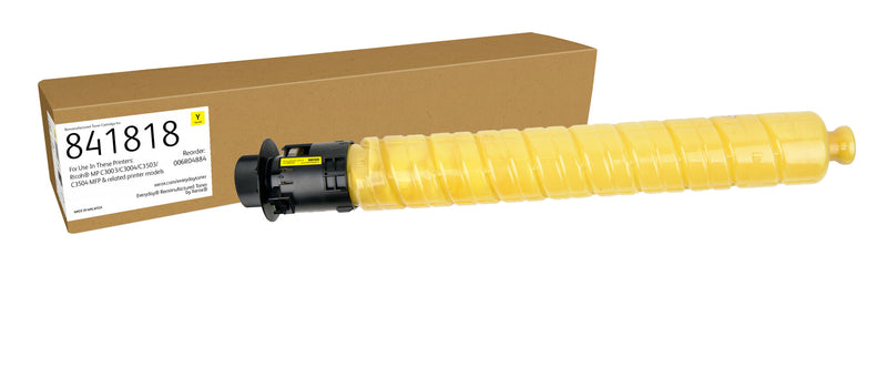 Everyday™ Gul Remanufactured Toner by Xerox compatible with Ricoh 841818, Standard kapacitet