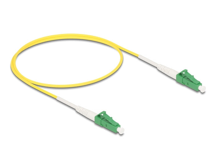 DeLOCK 83219 InfiniBand og fiberoptisk kabel 0,5 m LC LC/APC Gul