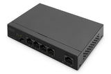 Digitus DN-95330-1 netværksswitch Ikke administreret Gigabit Ethernet (10/100/1000) Strøm over Ethernet (PoE) Sort