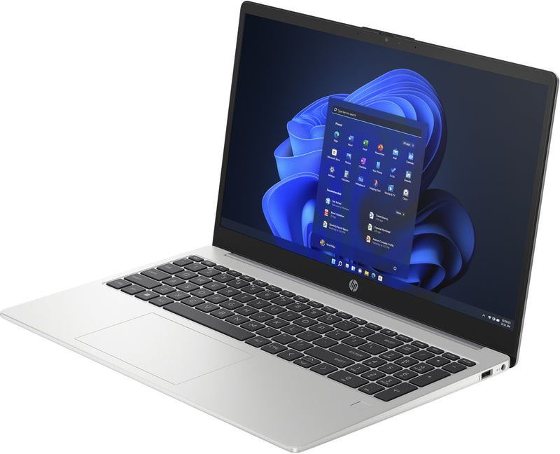 HP 250 G10 Intel® Core™ i5 i5-1334U Laptop 39,6 cm (15.6") Fuld HD 16 GB DDR4-SDRAM 512 GB SSD Wi-Fi 6 (802.11ax) Windows 11 Home Sølv
