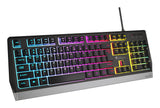 GENESIS Rhod 300 RGB tastatur Spil USB QWERTY Engelsk Sort