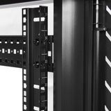 StarTech.com RK3236BKF stativ 32U Fritstående reol Sort