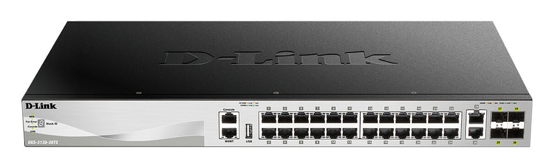 D-Link DGS-3130-30TS/E netværksswitch Administreret L3 Gigabit Ethernet (10/100/1000) Grå