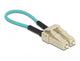 DeLOCK 86931 InfiniBand og fiberoptisk kabel 0,06 m LC Turkisfarve, Beige