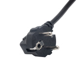 Akyga Cable power AK-NB-08A Hybrid standard C/E/F CEE 7/7 - Euro 3-Pin C5 IEC - Kabel - 1 m Sort CEE7/7 C5 forbinder