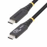 StarTech.com 1M-40G-USB4-CABLE USB-kabel USB4 Gen 3x2 USB C 40 Gbit/sek. 240 W Sort