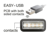 DeLOCK 83851 USB-kabel USB 2.0 3 m USB A Micro-USB B Sort