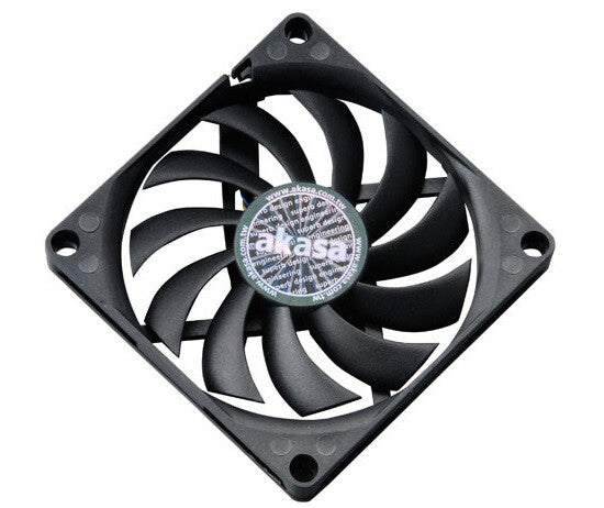 Akasa AK-FN076 Computerkølesystem Computerkabinet Ventilator 8 cm Sort