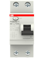 ABB FH202 AC-40/0.03 kredsløbsafbryder Reststrøm enhed Type AC 2