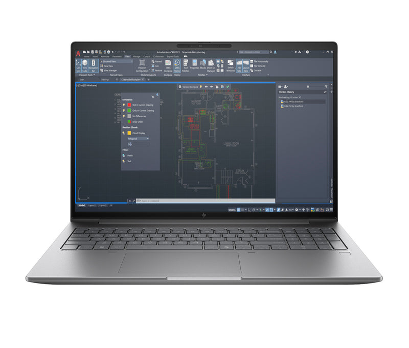 HP ZBook Power G11 A AMD Ryzen™ 7 8845HS Mobil workstation 40,6 cm (16") WUXGA 32 GB DDR5-SDRAM 512 GB SSD NVIDIA RTX A1000 Wi-Fi 6E (802.11ax) Windows 11 Pro AI Workstation, AI PC Grå