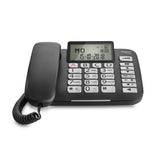 Gigaset DL580 Analog telefon Nummervisning Sort