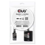 CLUB3D CAC-2013 videokabel adapter 0,228 m Displayport VGA Sort