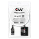 CLUB3D CAC-2013 videokabel adapter 0,228 m Displayport VGA Sort