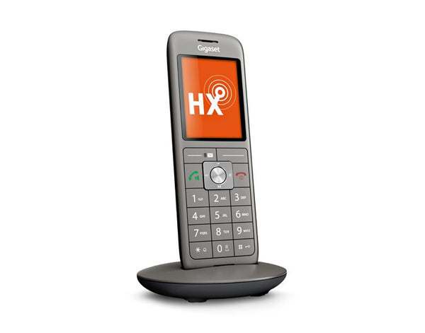 Gigaset CL660HX Analog/DECT-telefon Nummervisning Anthracit