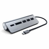 Satechi ST-TCHCRM dockingstation USB 3.2 Gen 1 (3.1 Gen 1) Type-C Grå