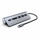 Satechi ST-TCHCRM dockingstation USB 3.2 Gen 1 (3.1 Gen 1) Type-C Grå