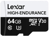 Lexar High-Endurance 64 GB MicroSDXC UHS-I Klasse 10