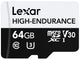 Lexar High-Endurance 64 GB MicroSDXC UHS-I Klasse 10
