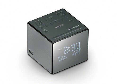 Sony XDRC1DBP radio Ur Sort, Sølv