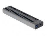 DeLOCK 63739 interface hub USB 2.0 Type-B 5000 Mbit/s Grå