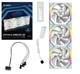 Lian Li 12SL1W3W Computerkabinet Ventilator 12 cm Hvid 3 stk