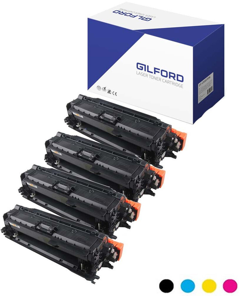 Gilford DT-CH507# tonerpatron 1 stk Kompatibel Sort, Blå, Magenta, Gul