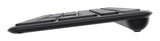 Trust Vaiya tastatur Hjemme/kontor RF trådløs + Bluetooth QWERTZ Tysk Sort