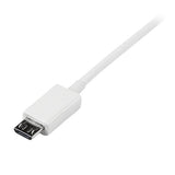 StarTech.com 2m USB 2.0 A/Micro-B m/m USB-kabel USB A Micro-USB B 0,48 Gbit/sek. Hvid