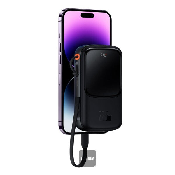 Baseus PPQD060001 powerbank 10000 mAh Sort