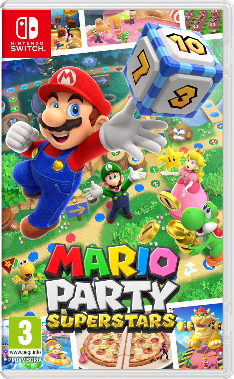 Nintendo Mario Party Superstars Standard Forenklet kinesisk, Traditionelt kinesisk, Tysk, Hollandsk, Engelsk, Spansk, Fransk, Italiensk, Japansk, Koreansk, Russisk Nintendo Switch