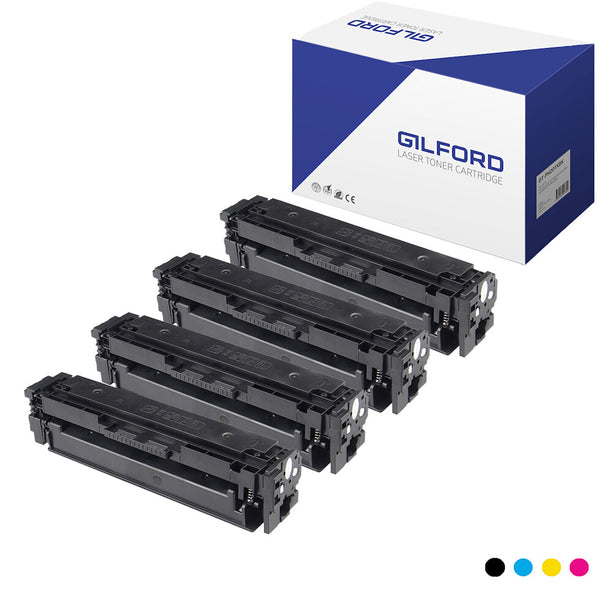 Gilford CF401X#KIT tonerpatron 1 stk Kompatibel Sort, Blå, Magenta, Gul