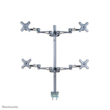 Neomounts FPMA-D935D4 skærmbeslag og -stativer 68,6 cm (27") Skrivebord Sølv