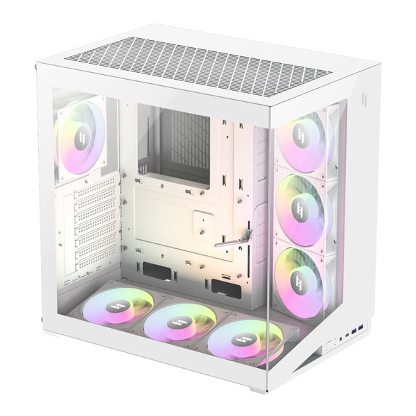 GameMax NEX C56 WH computeretui Midi Tower Hvid