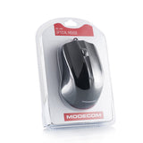 Modecom MC-M9 mus Kontor Højre hånd USB Type-A Optisk 1000 dpi