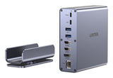 UNITEK D1135AGY01 dockingstation Docking USB 3.2 Gen 1 (3.1 Gen 1) Type-C Grå