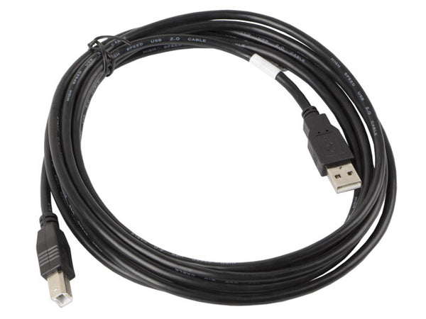 Lanberg CA-USBA-10CC-0030-BK USB-kabel USB 2.0 3 m USB B 0,48 Gbit/sek. Sort