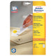 Avery L6025REV-25 print etiket Hvid Selvklæbende printeretiket